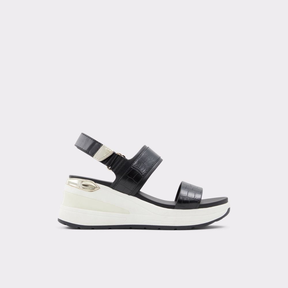 Aldo Wedge sandal - Wedge heel Sandalet Kadın Siyah | VYNS72039