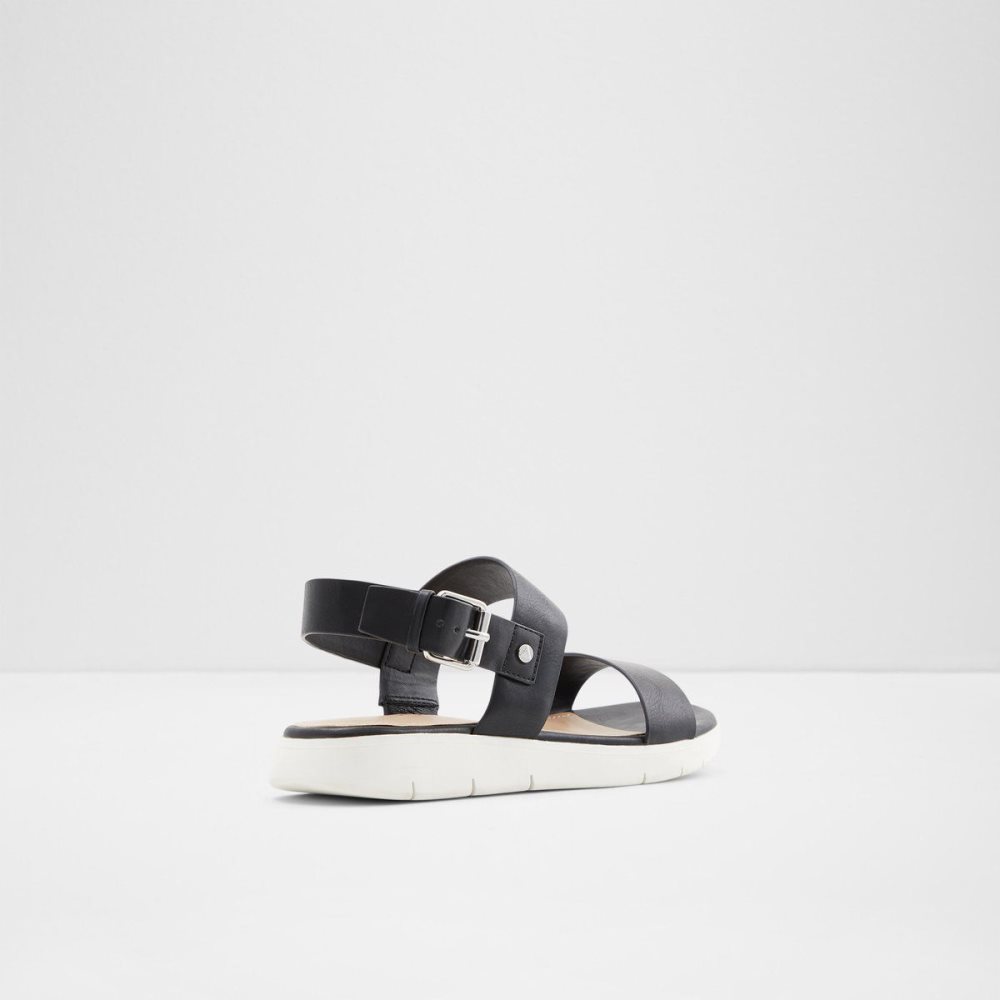 Aldo Woema Flat sandal Sandalet Kadın Siyah | DNGJ89362