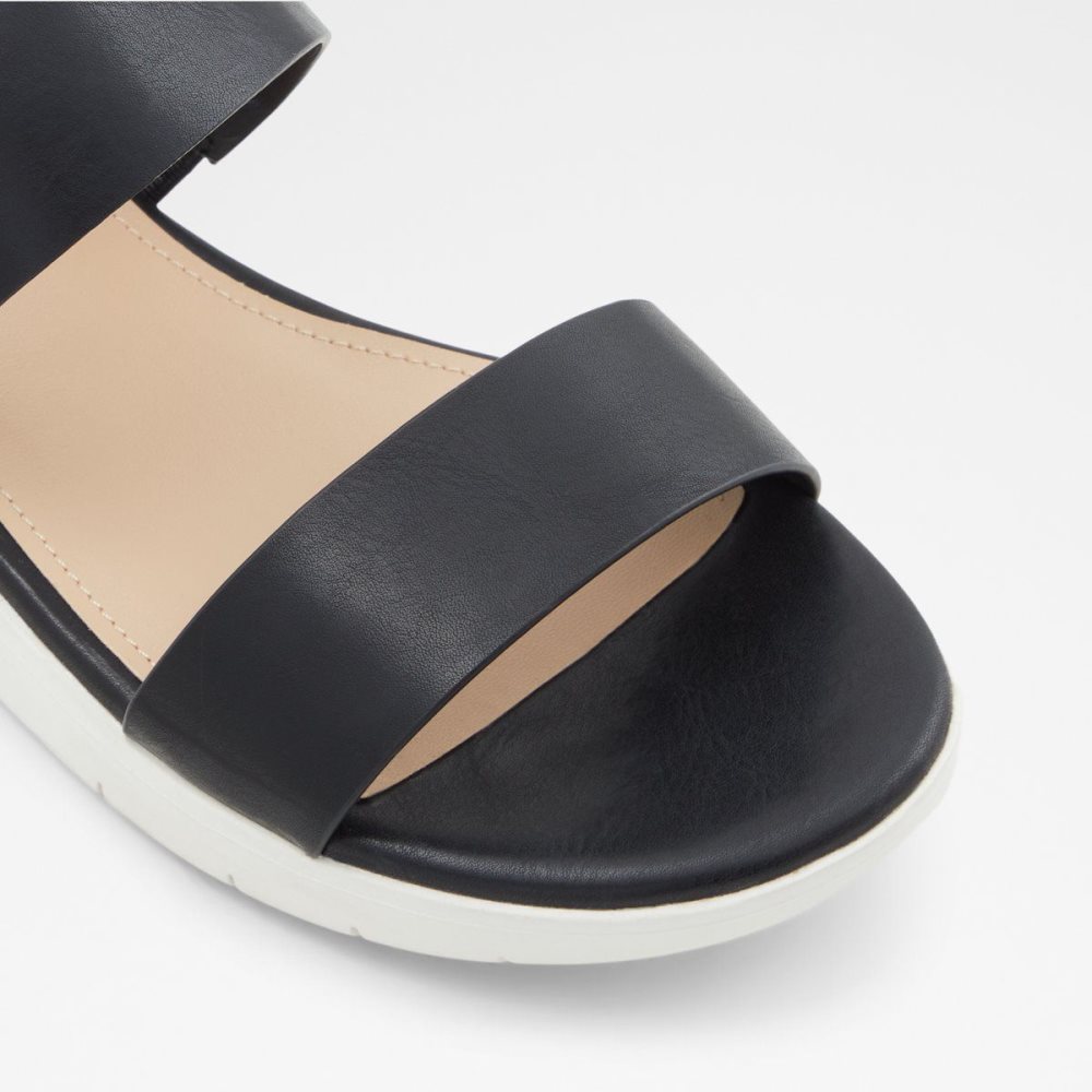 Aldo Woema Flat sandal Sandalet Kadın Siyah | DNGJ89362