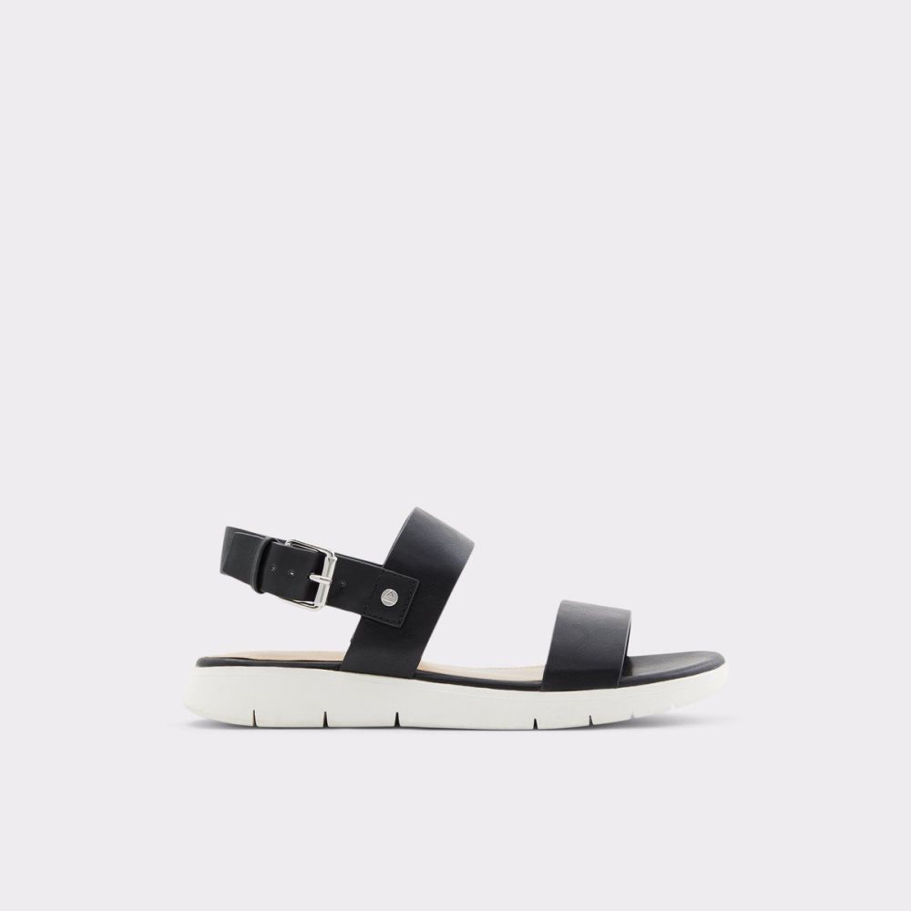 Aldo Woema Flat sandal Sandalet Kadın Siyah | DNGJ89362