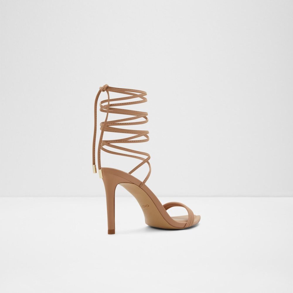 Aldo Yberrar Strappy heeled sandal - Stiletto heel Sandalet Kadın Bej Rengi | IRJK40317