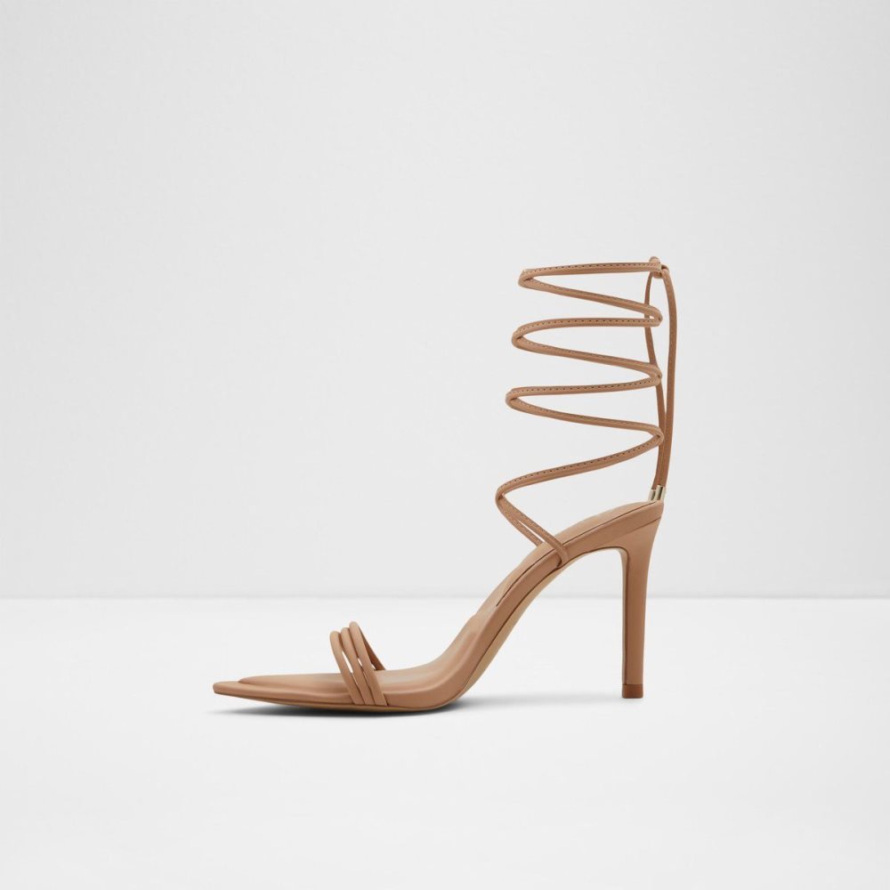 Aldo Yberrar Strappy heeled sandal - Stiletto heel Sandalet Kadın Bej Rengi | IRJK40317