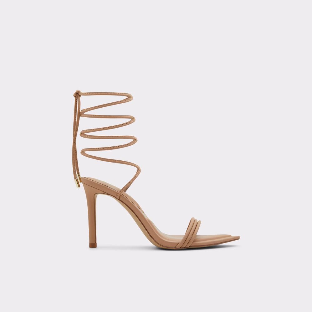 Aldo Yberrar Strappy heeled sandal - Stiletto heel Sandalet Kadın Bej Rengi | IRJK40317