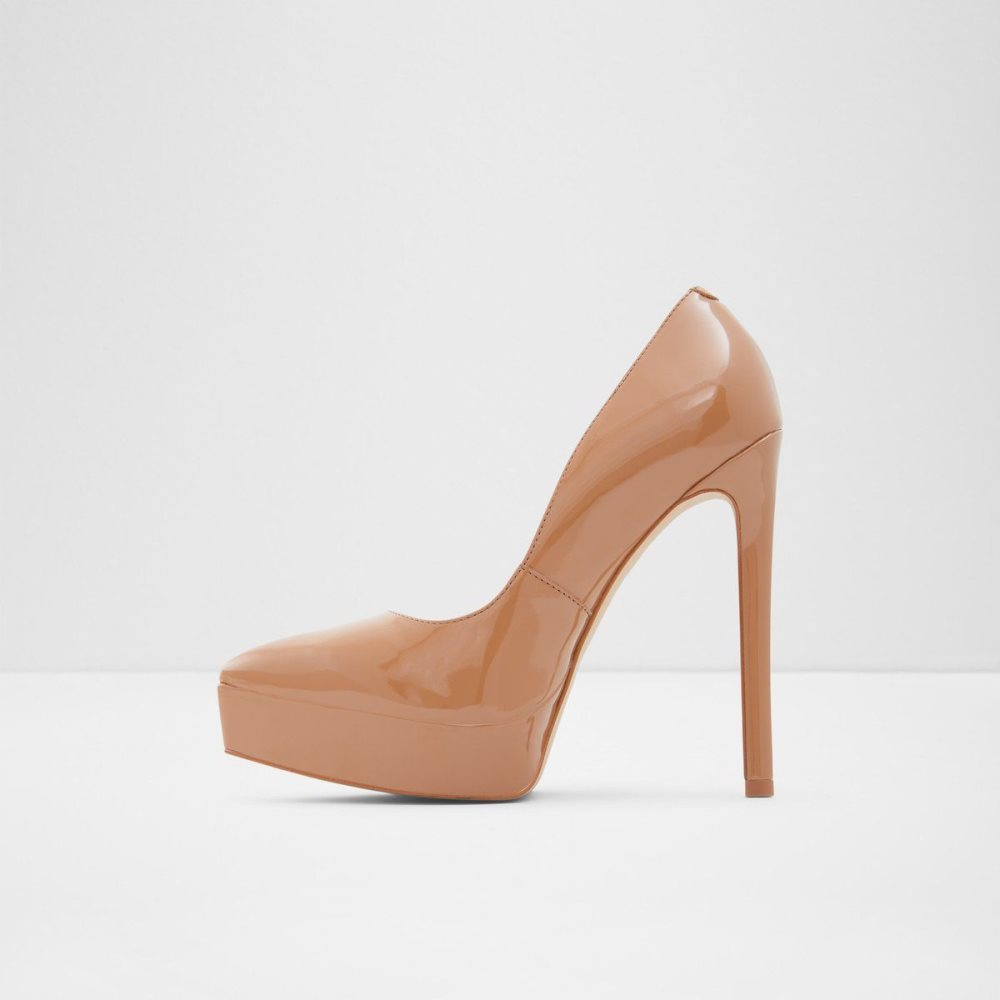 Aldo Yellowfin High heel shoe - Stiletto heel Platform Ayakkabı Kadın Kahverengi | PHCG50473