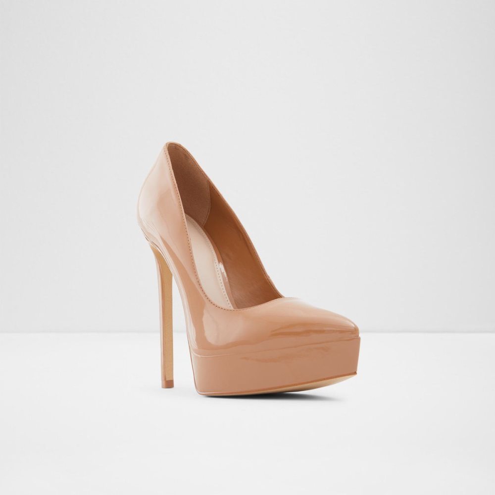 Aldo Yellowfin High heel shoe - Stiletto heel Platform Ayakkabı Kadın Kahverengi | PHCG50473