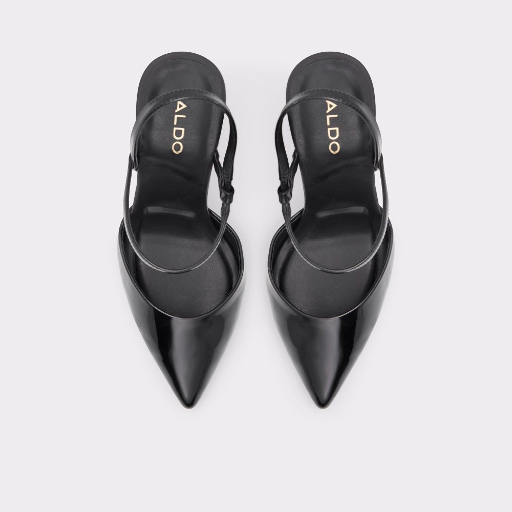 Aldo Zaha Sling back high heel Perfect Pairings Kadın Siyah | RLPK82907